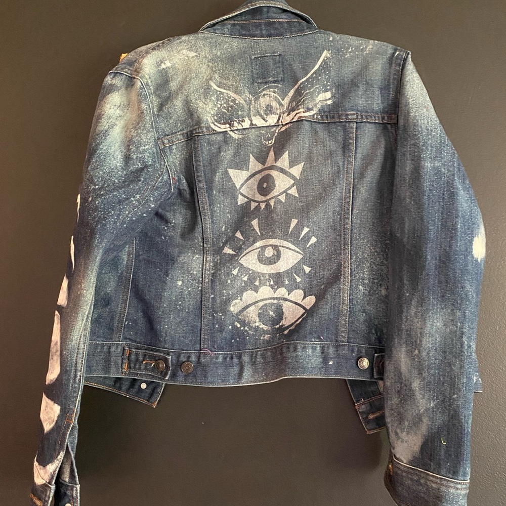 Unique, Custom Designed Jean Jacket - image 3
